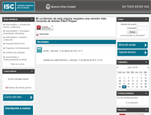 Tablet Screenshot of iscvirtual.buenosaires.gob.ar