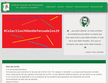 Tablet Screenshot of institutojvgonzalez.buenosaires.edu.ar